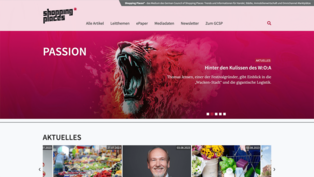 Screenshot: Referenz Website News-Portal Shopping-Places